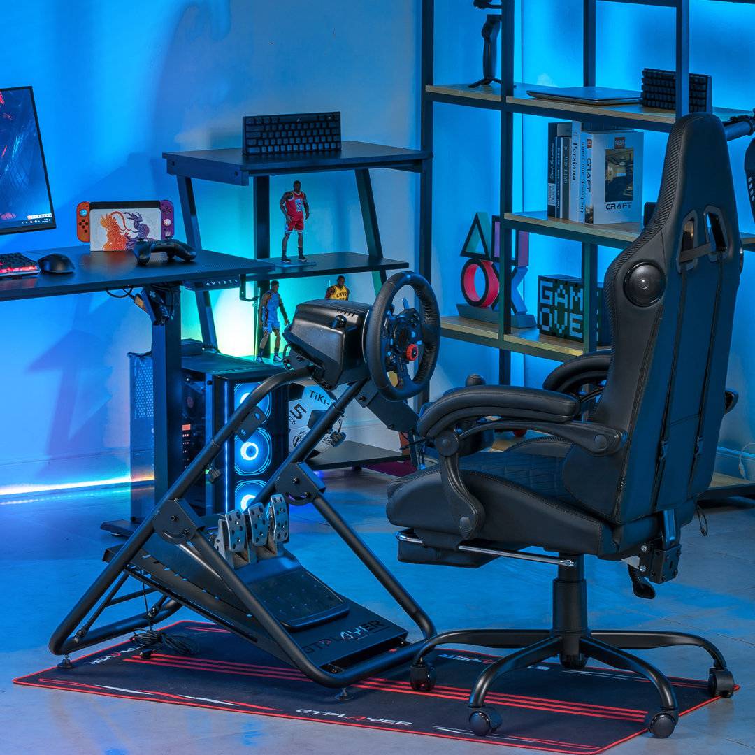 GTPLAYER Adjustable PC Racing Game Chair