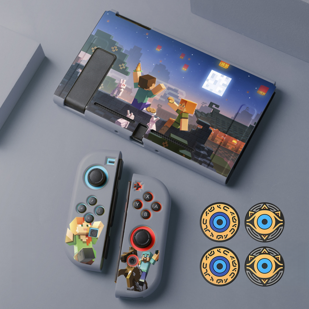 Switch minecraft Protective Case Set Nintendo Switch