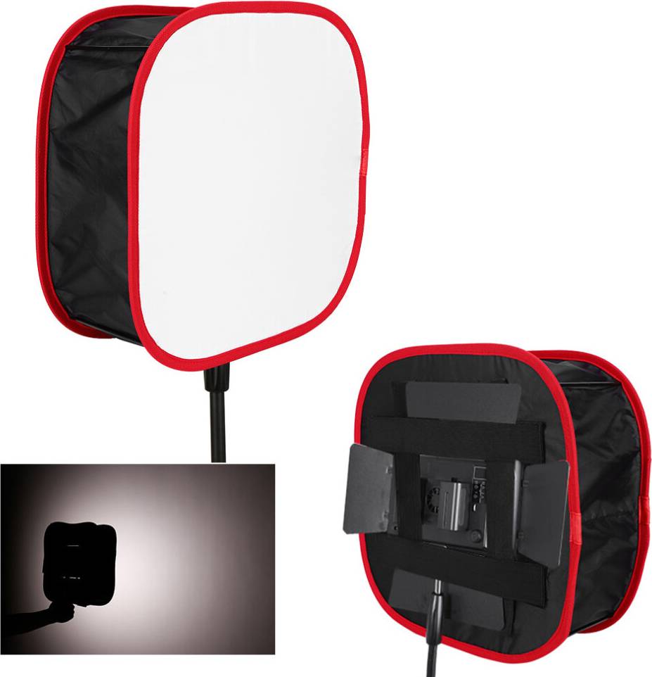 Collapsible Square LED Video Softbox Diffuser