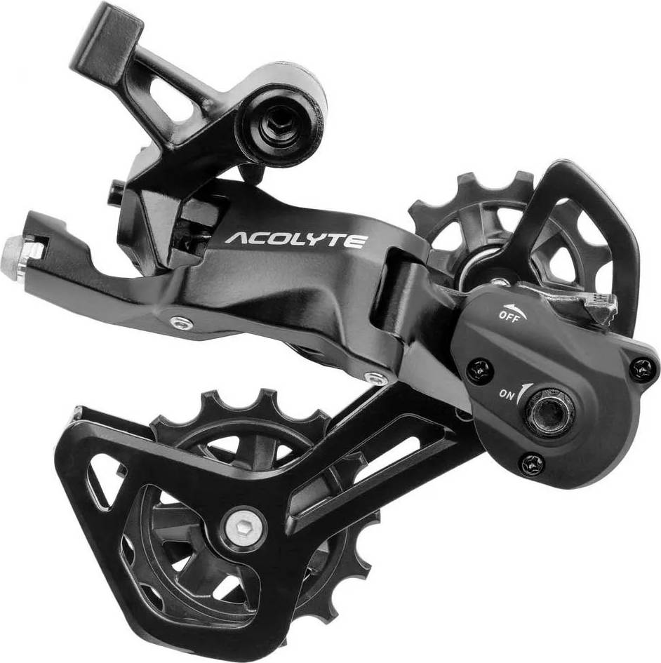 Microshift Acolyte V2 Springlock Rear Derailleur - 8-Speed Max 46t Silver