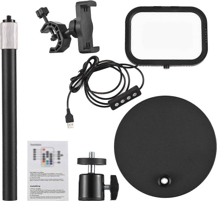Desktop LED Video Light Panel 12W 2 Packs