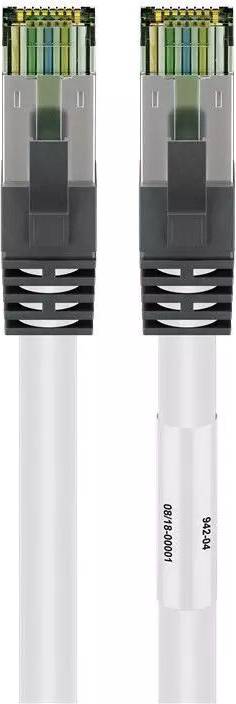 Goobay Cat 8.1 S/FTP RJ45 - RJ45 M-M White 5m