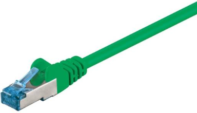 Goobay S/FTP Cat6a RJ45 - RJ45 M-M Green 15m