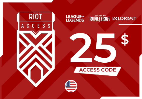 Riot Access Code 25 USD Key