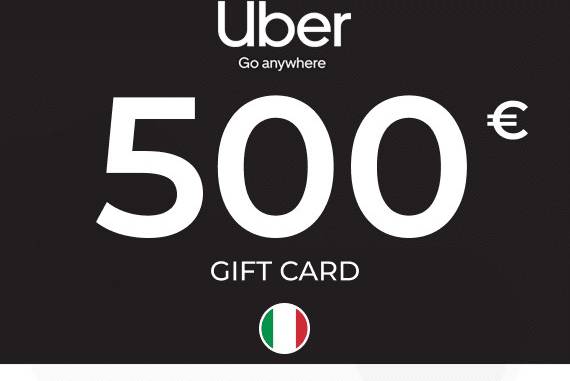 Uber Rides Gift Card 500 EUR