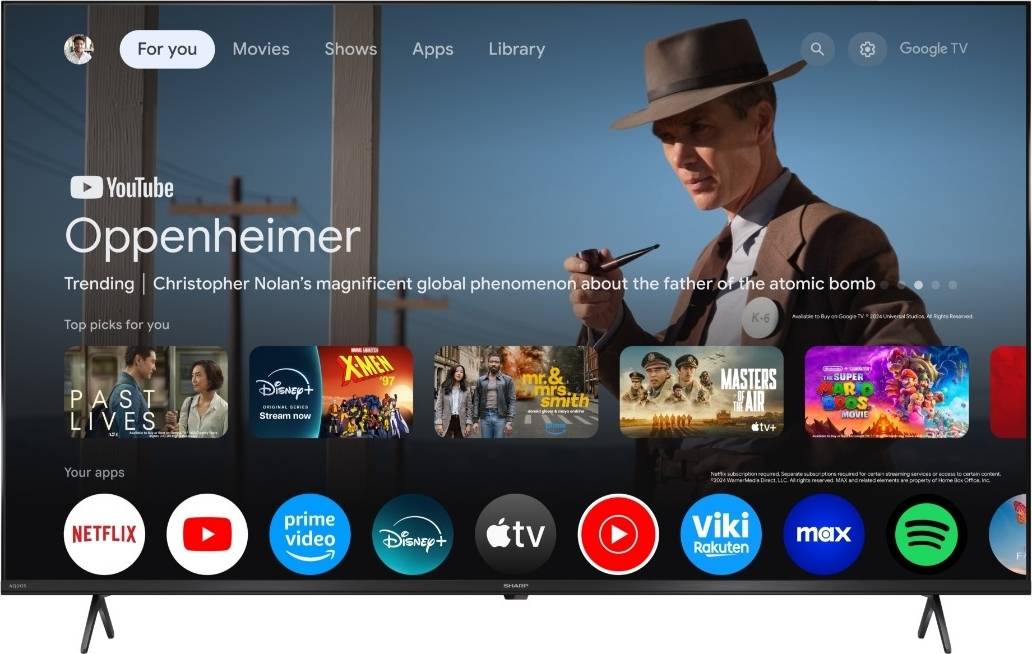 Sharp 50 Inch 4K LED Google TV