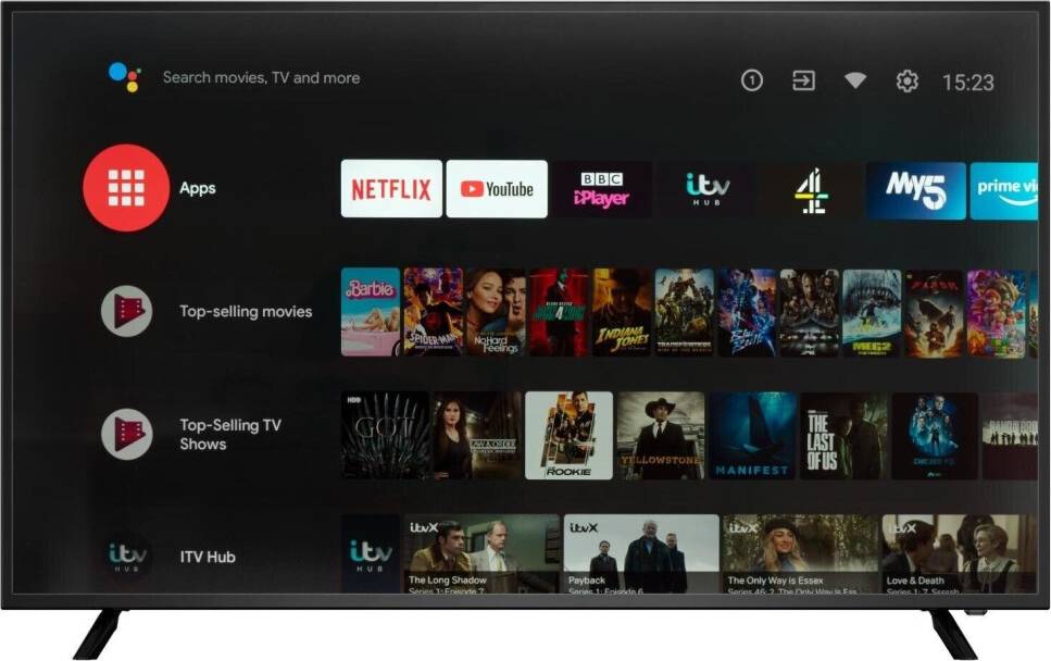 ElectrIQ 55 Inch Android Smart 4K Ultra HD