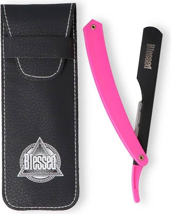 Eurostil Blessed Pink Plastic Handle Razor