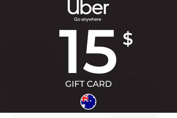 Uber Rides Gift Card 15 AUD