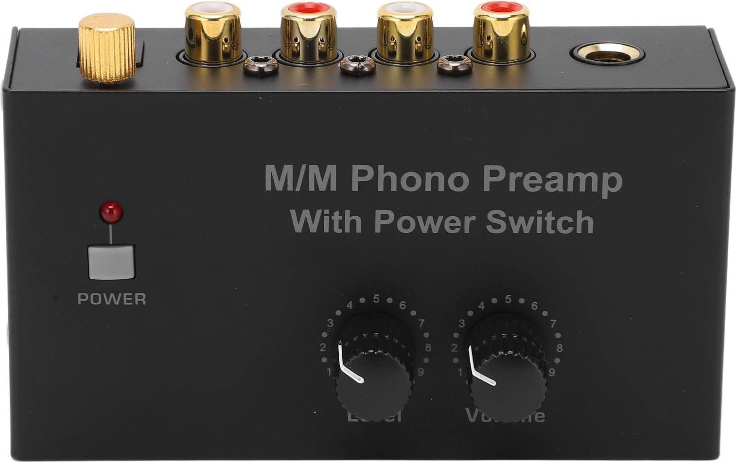 Cosy@home Phono Preamp RCA L R Input Output Level Volume Control