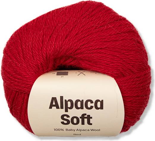 Adlibris Alpacka Soft 50g Red