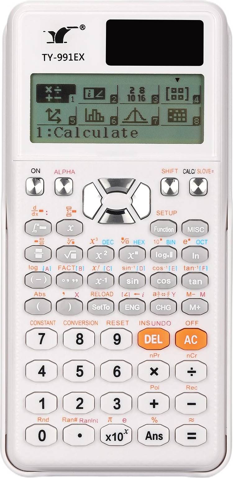 Math Calculator 552 Function HD Dot Matrix