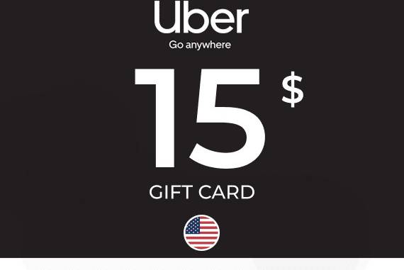 Uber Rides Gift Card 15 USD