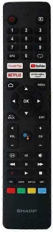 Smart Voice Android LCD TV Remote Control 4T-C55EK2X