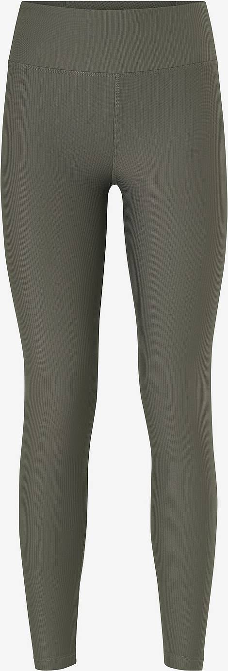 Ribbed R Hw Tights Grønn