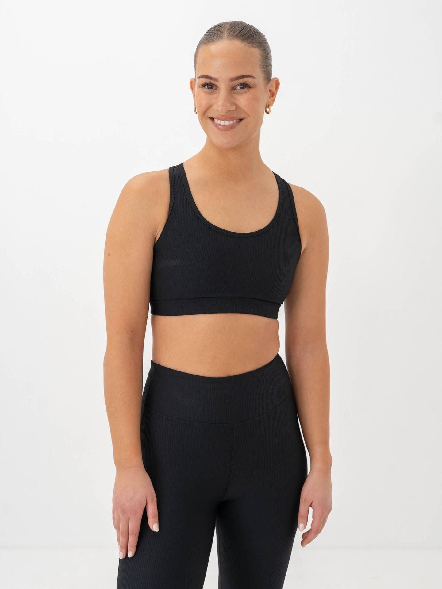 Röhnisch Ribbed R Sportsbra - Black
