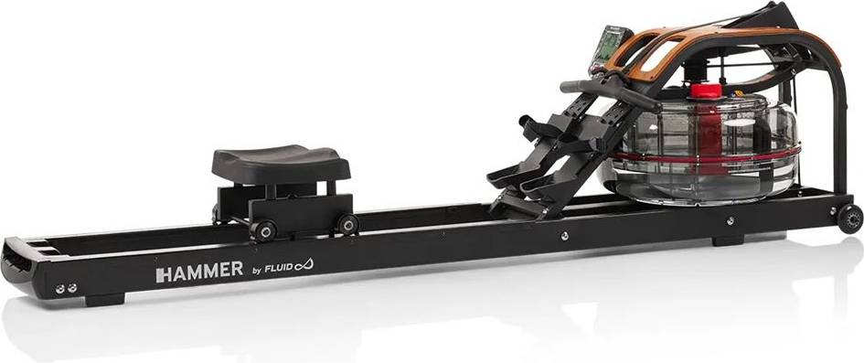 Finnlo Aquon Water Flow Pro Rowing Machine Silber