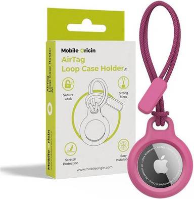 AirTag Loop Deksel Rosa