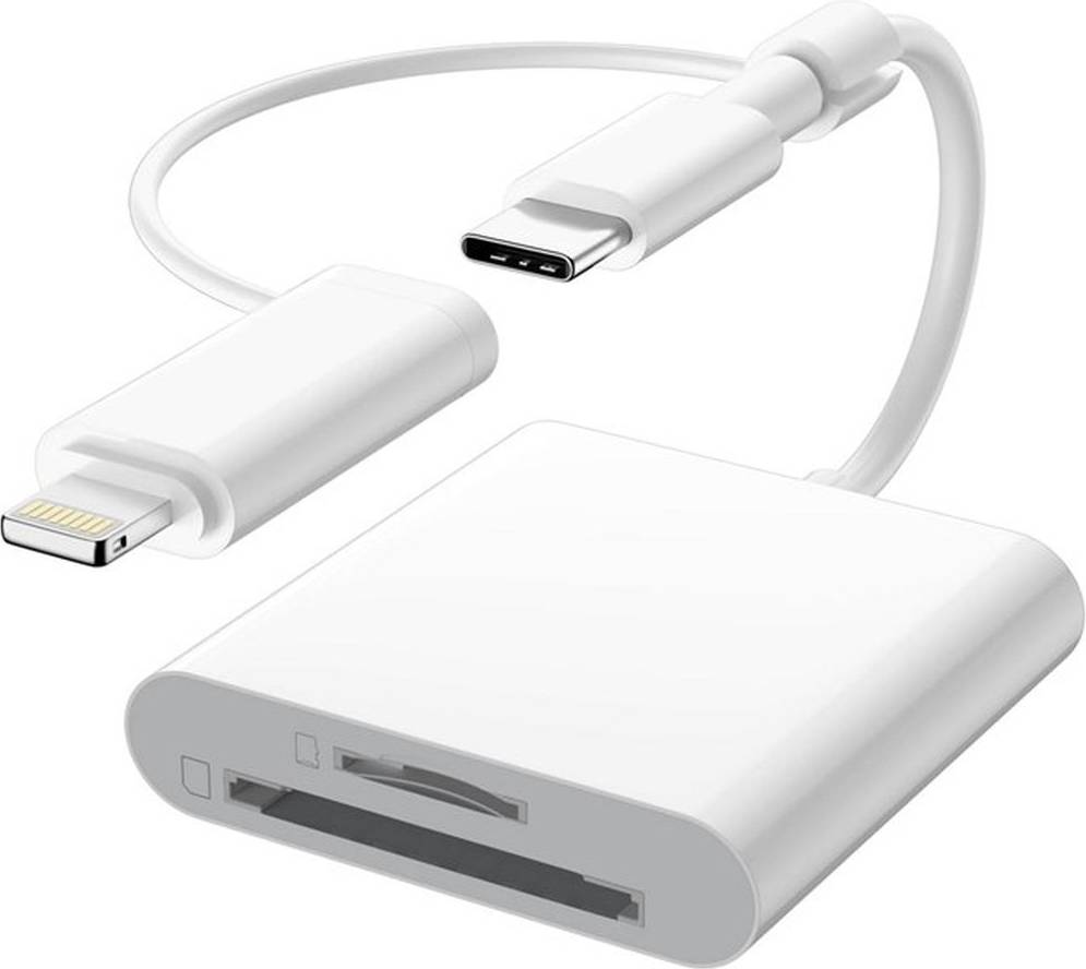 Smart SMCL1 Card Reader SD MicroSD Lightning Type-C