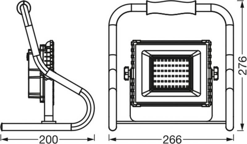 Osram LED Worklight Battery R-Stand 20W 4000K