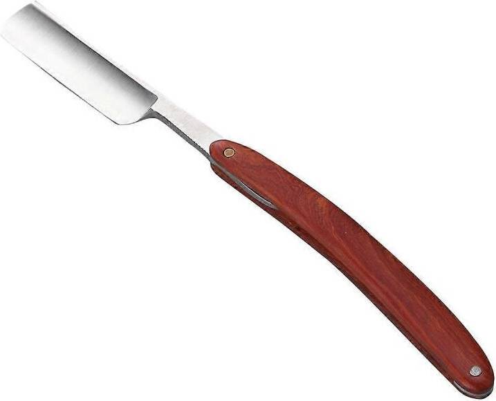 Natural Wood Straight Razor