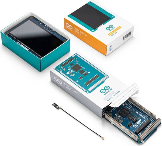 Arduino AKX00075 Entwicklungsboard GIGA Display Bundle