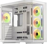 Krux Empero Tempered Glass PC Behuizing Wit