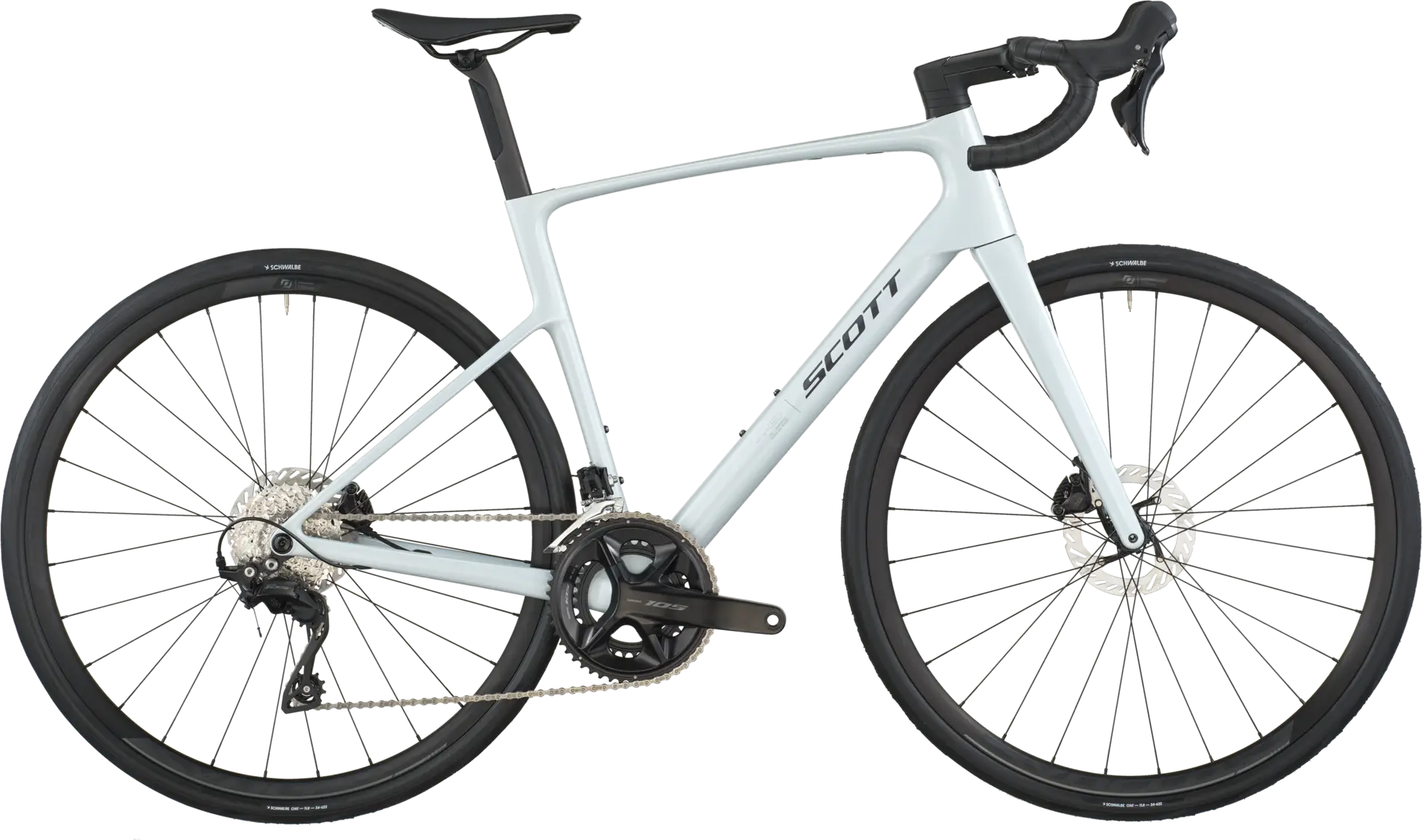 Scott Addict 50 Cumulus White Racercykel