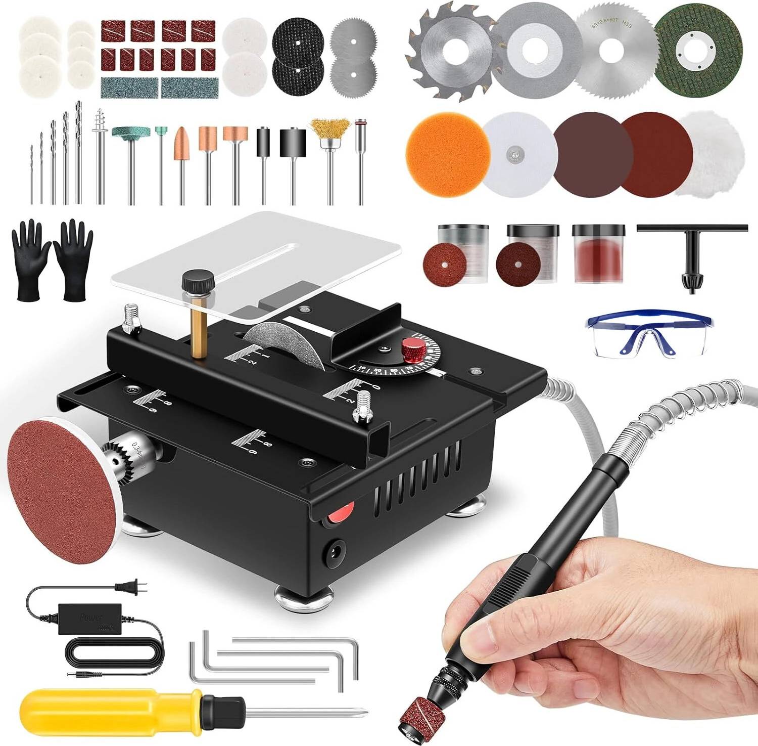 Mini sag Mini 100W Multifunksjonell Bordsag