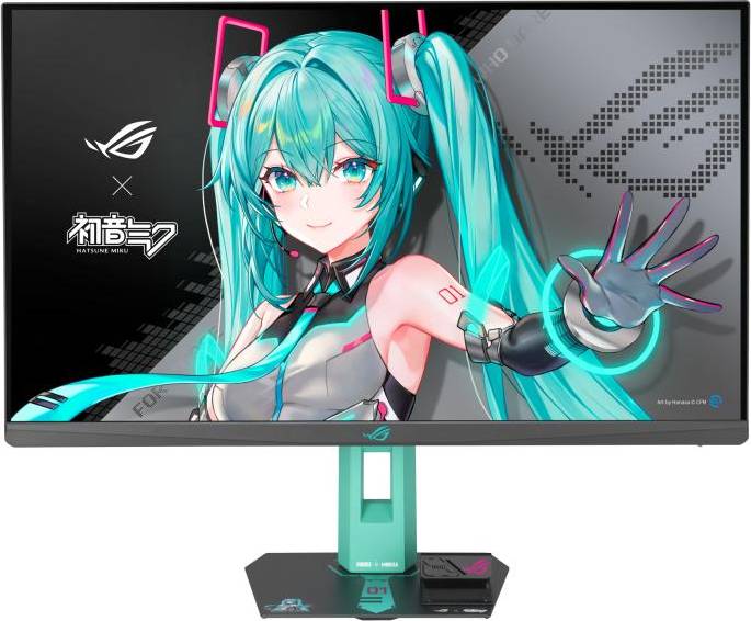 Asus rog xg27 ASUS ROG Strix XG27ACMEG-G 27 Inch Miku Edition Monitor