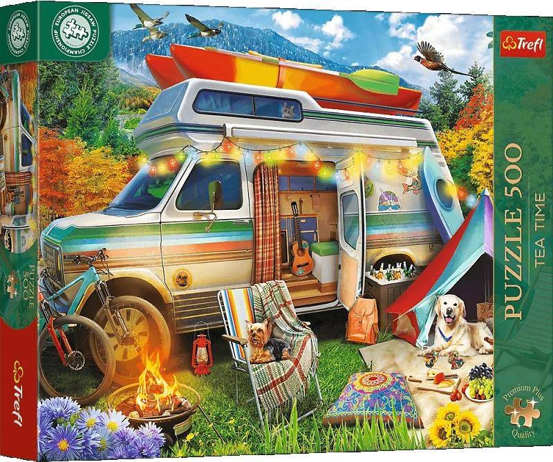 Trefl Puzzle 500 PremPlus TeaTime Kamper