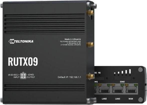 Teltonika RUTX09 LTE Cat6 Rugged Router