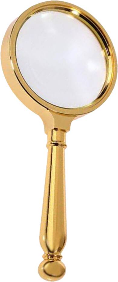 Inoomp Portable Handheld Glass Loupe Magnifier Tool
