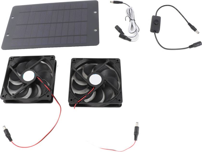 20W Solar Panel Fan Kit