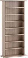 Homcom 360 CD Storage Unit Natural Wood