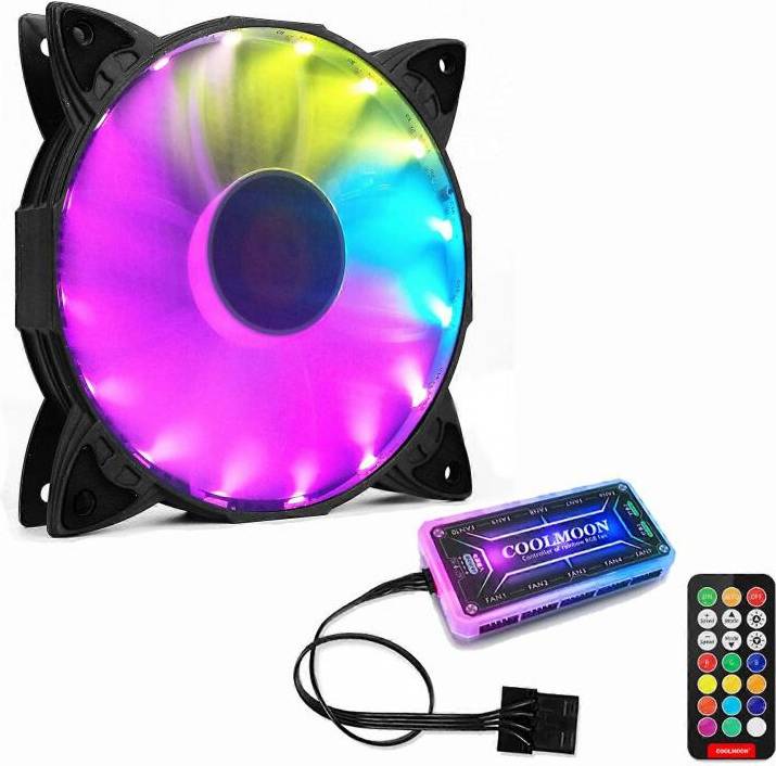 RGB PC Cooling Fan with LED Case