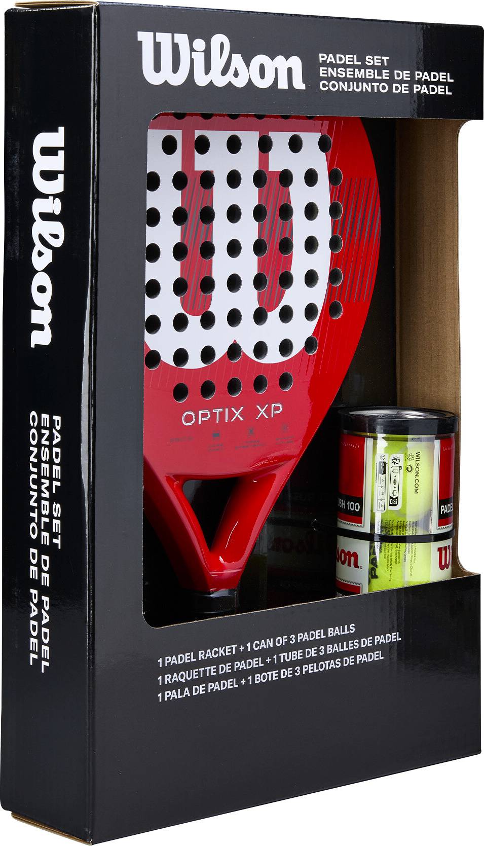 Wilson Optix XP Padel Kit Box - Red