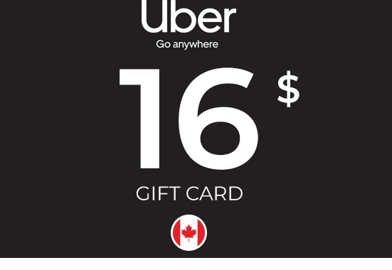 Uber Gift Card 16 CAD Key