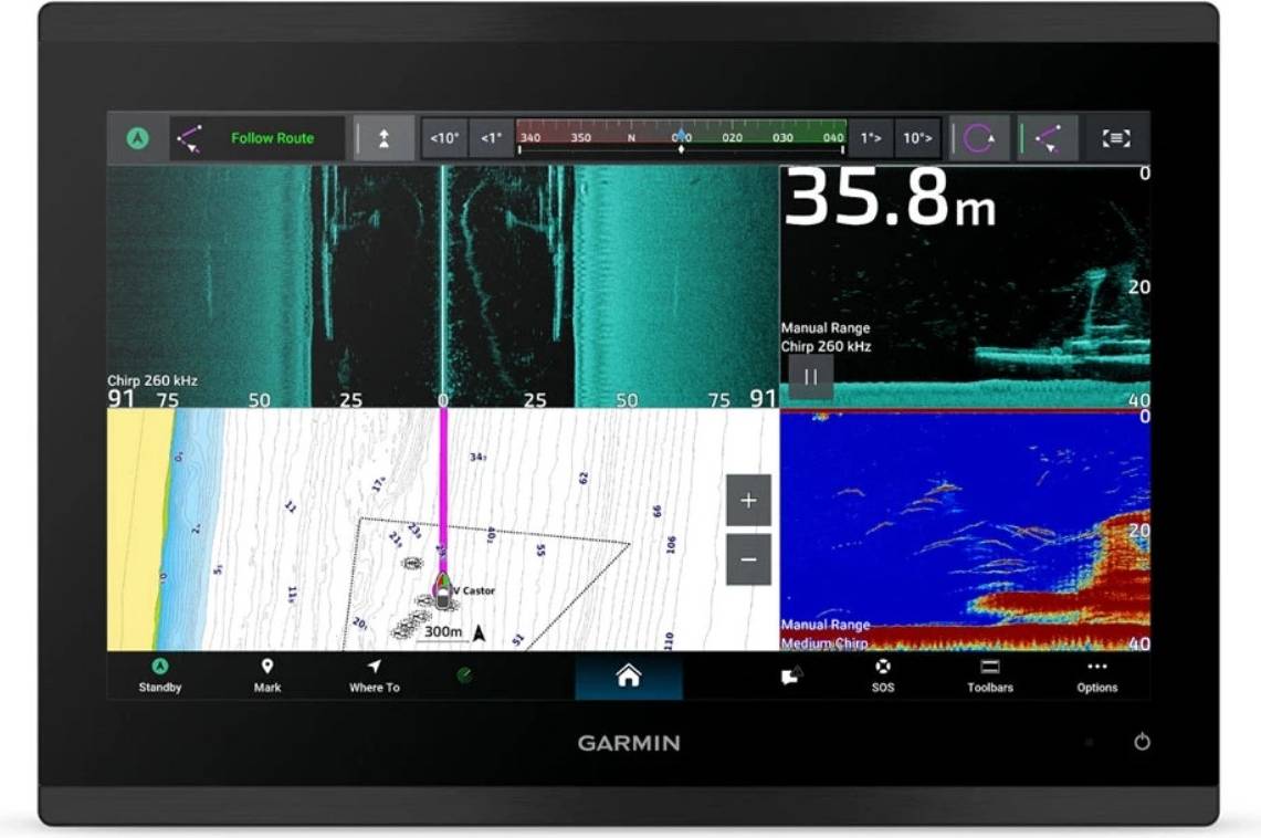 Garmin chartplotter Garmin GPSMAP 9013xsv Integrated Touchscreen Chartplotter