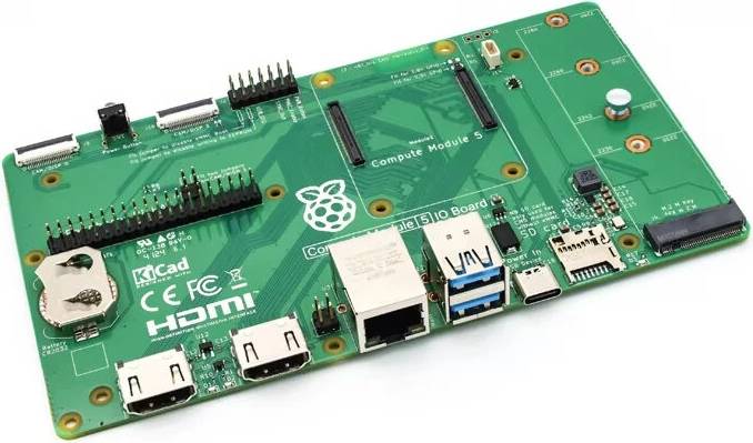 Raspberry pi 5 Raspberry Pi Compute Module 5 IO Utvidelsesbord