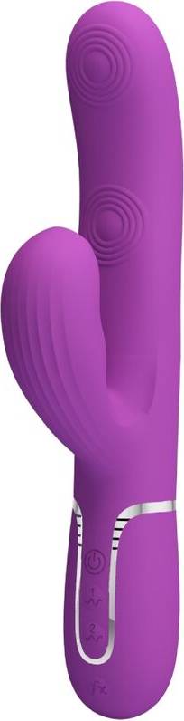 Perlita 3 In 1 Multifunction Rabbit Vibrator Purple