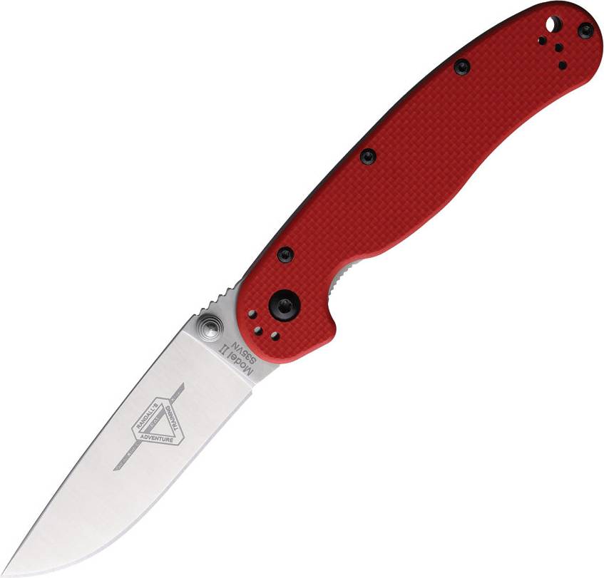 Ontario RAT II Linerlock Red G10