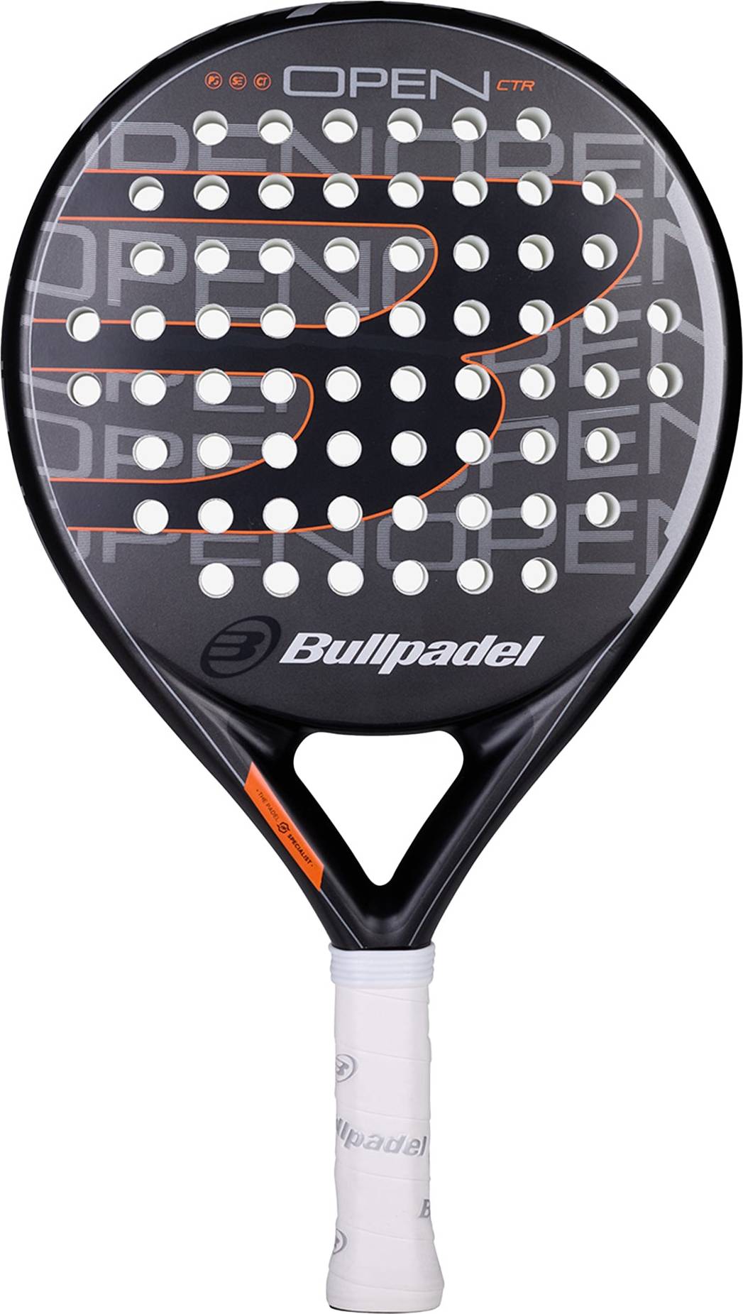 Bullpadel Black Open Control Padel Racket