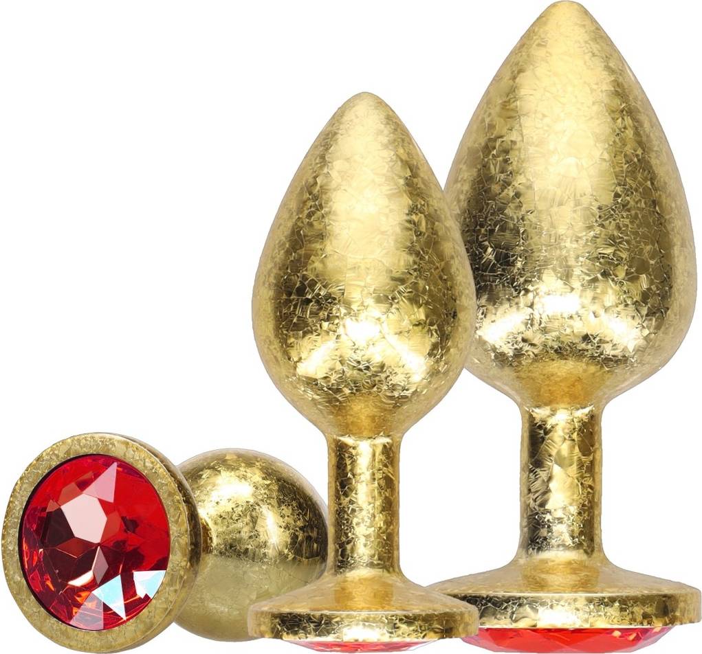 Analplug Set Gold