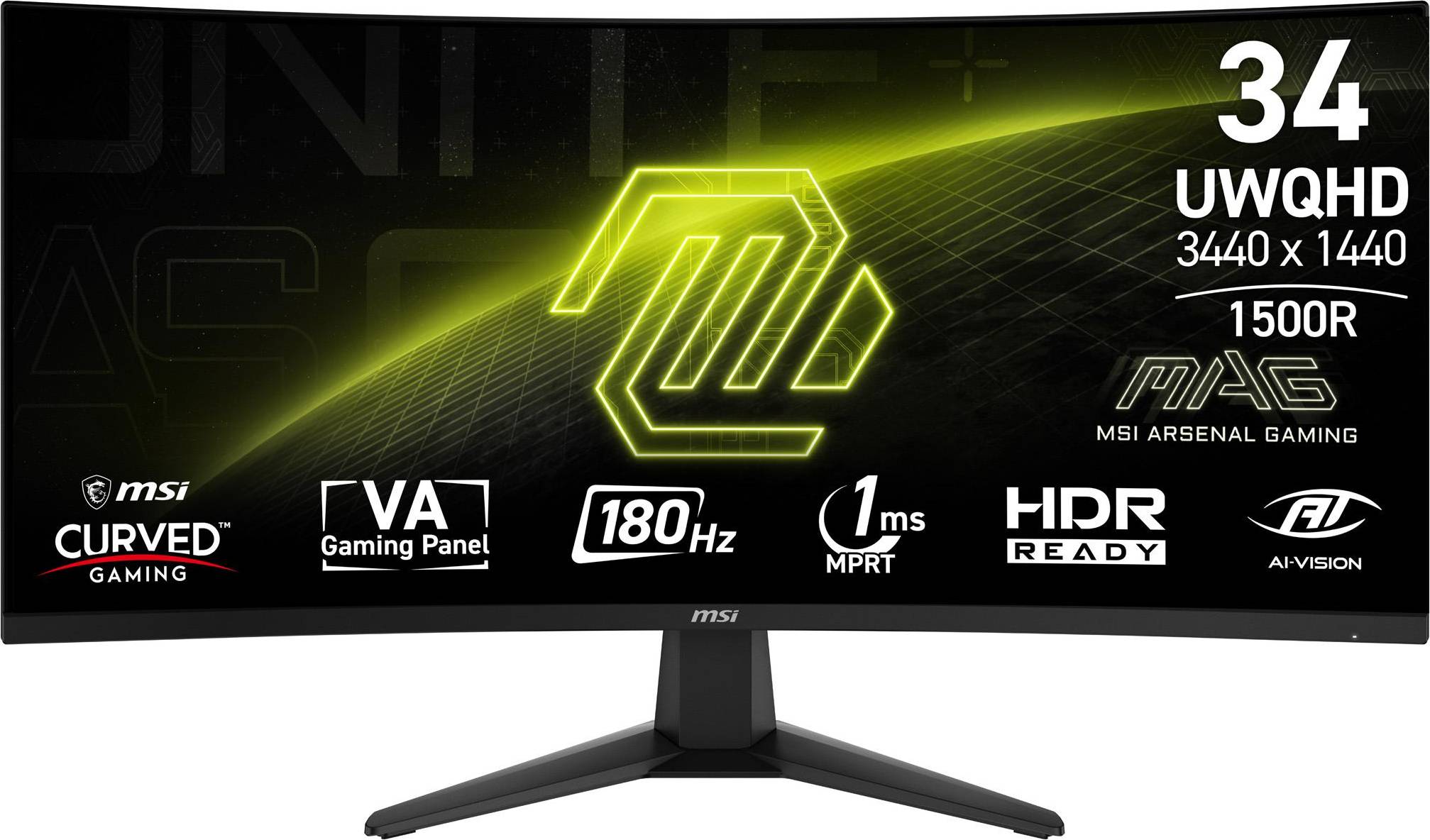 MSI MAG 346CQ 34 Inch VA LED DisplayPort