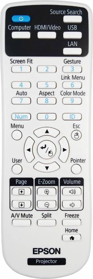 Epson H818a Projector Remote Control