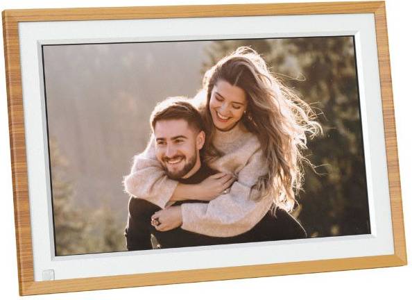 AgfaPhoto Digital WiFi Photo Frame 10-Inch Wood