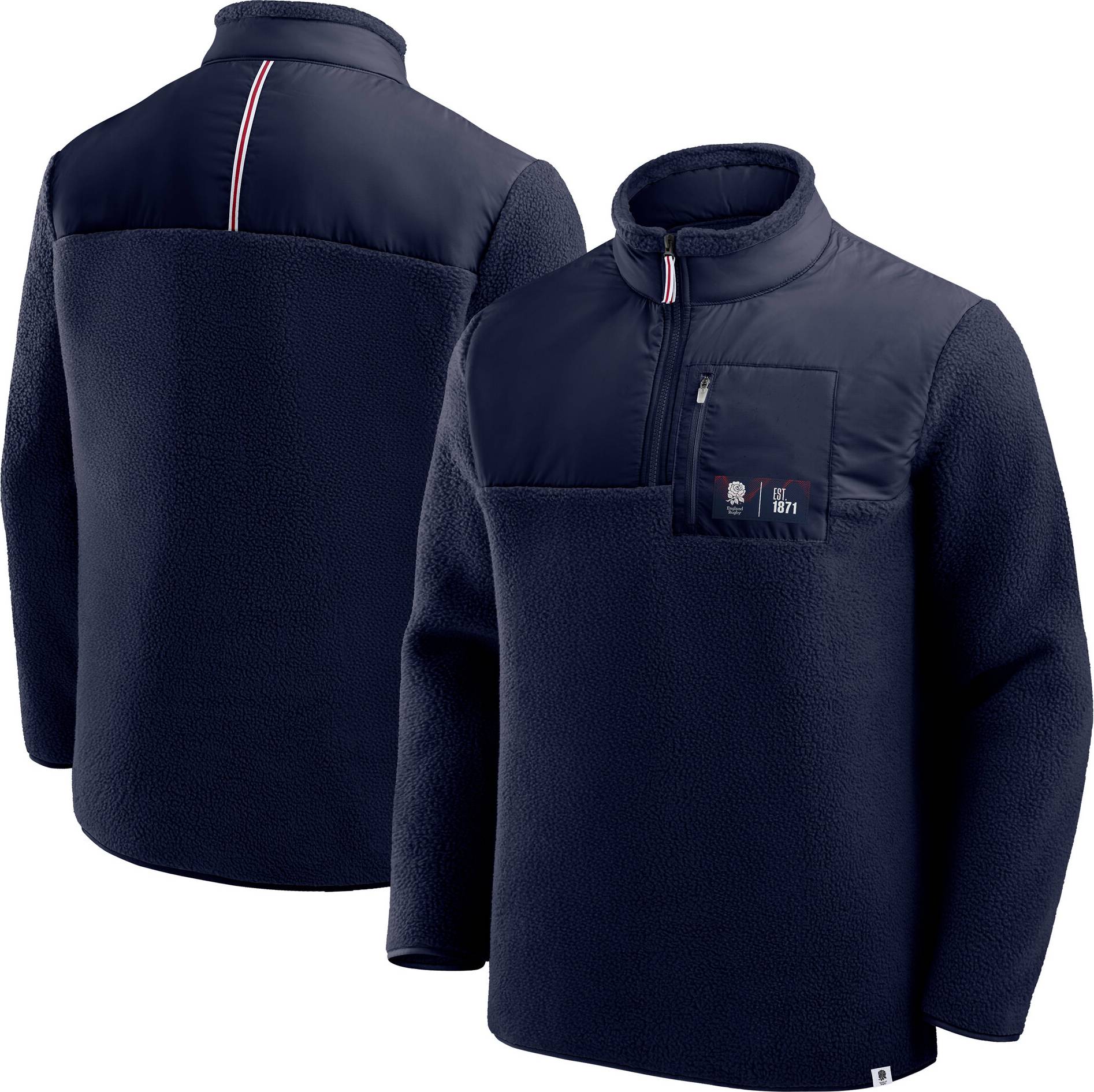 England Rugby Microfleece Jacket - Navy