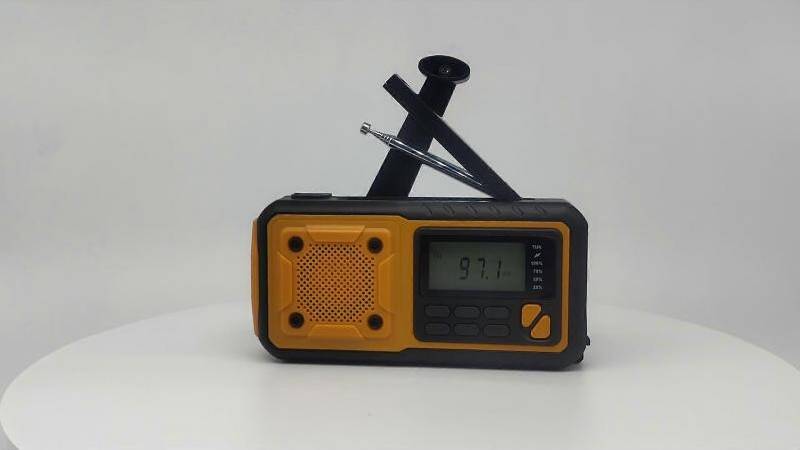 Solar Powered Portable Multifunction Radio