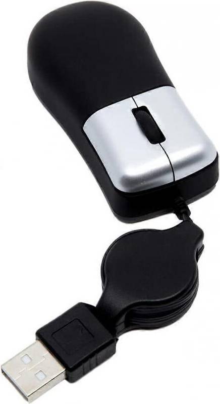 Small Mini Retractable Travel Mouse